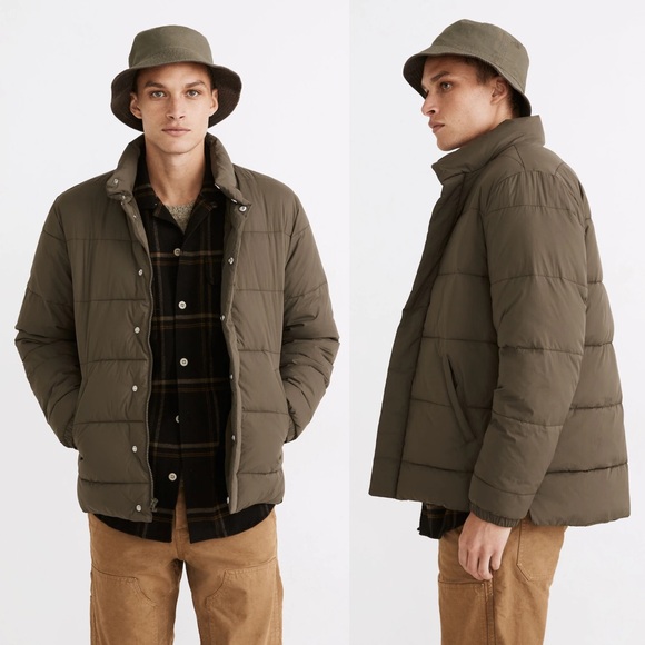 Madewell Other - Madewell Men’s Quilted PufferJacket Cargo Green